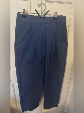 Banana Republic Navy High-Rise Straight Pants